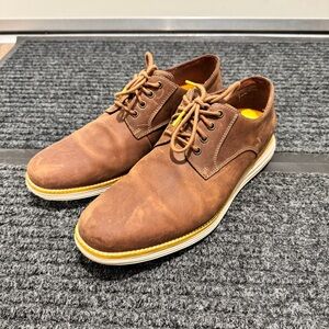 Cole Haan - Brown Leather Grand Zero Derbies